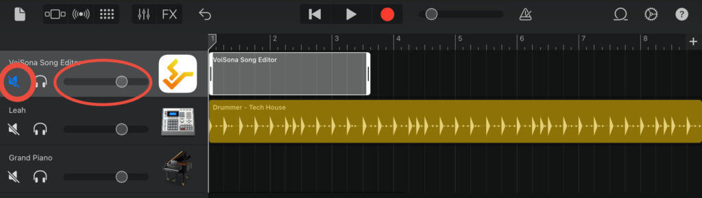 ミュート、音量解説