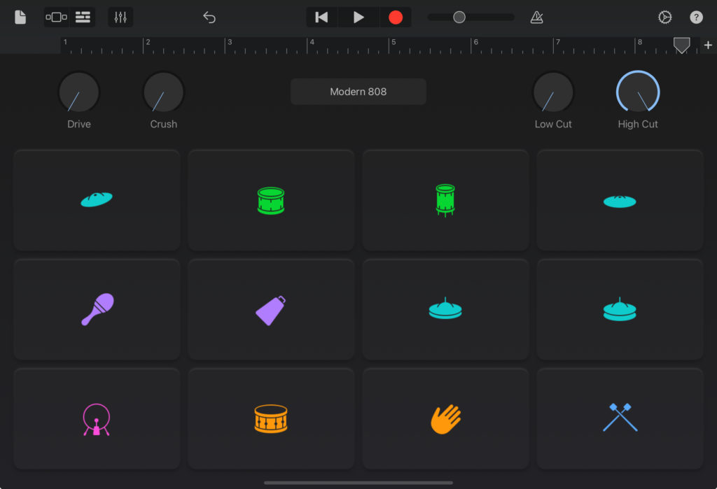 エレクトロニック系のドラム